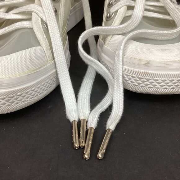 Adidas Nizza High Translucent Tint - Women's Sz 8 - Cloud White Sneakers- FW9940 - Picture 8 of 13